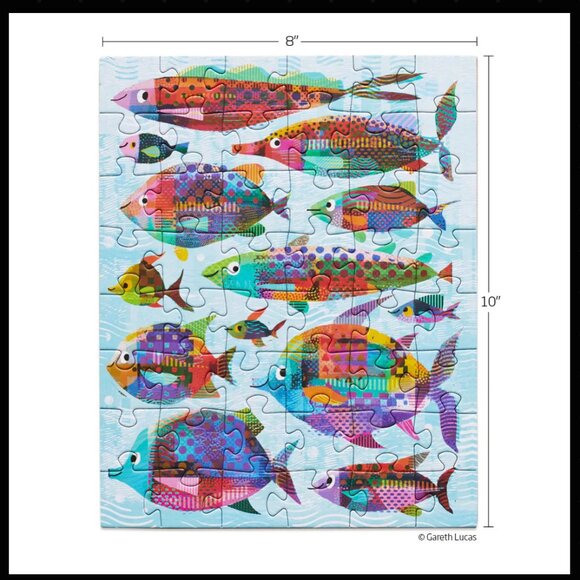 Werkshoppe - Fishes 48 Piece Puzzle Snax - Picture 4 of 4